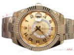 High Quality Rolex Sky Dweller Gold Replica Watch 42mm